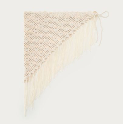 My Jewellery crochet hip-tørklæde i hvid