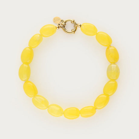 My Jewellery minimalistisk armbånd med gule perler
