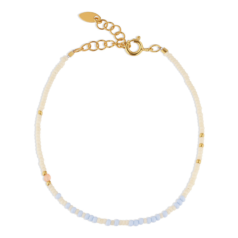 BY THIIM Perlearmbånd Gemte Tanker Morsekode - For Evigt