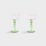 &Klevering Coupe Spiral Glas 2 stk. Green