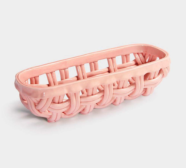 &Klevering Basket Baguette Brødkurv Pink