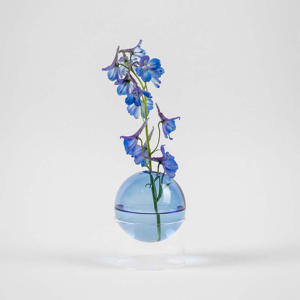 Studio About Standing Flower Bubble Low Blue