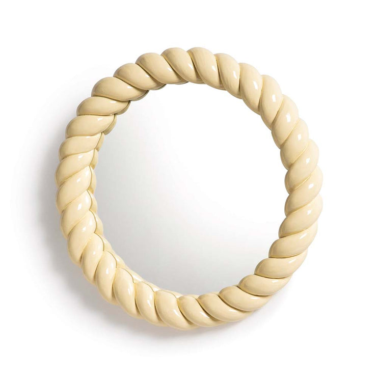 &Klevering Mirror Braid Round Yellow