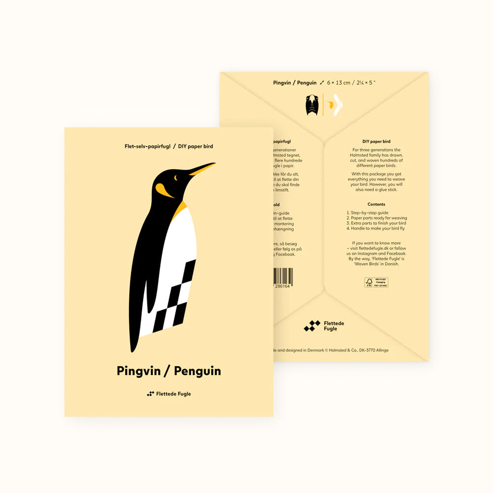 Flettede Fugle - Pingvin