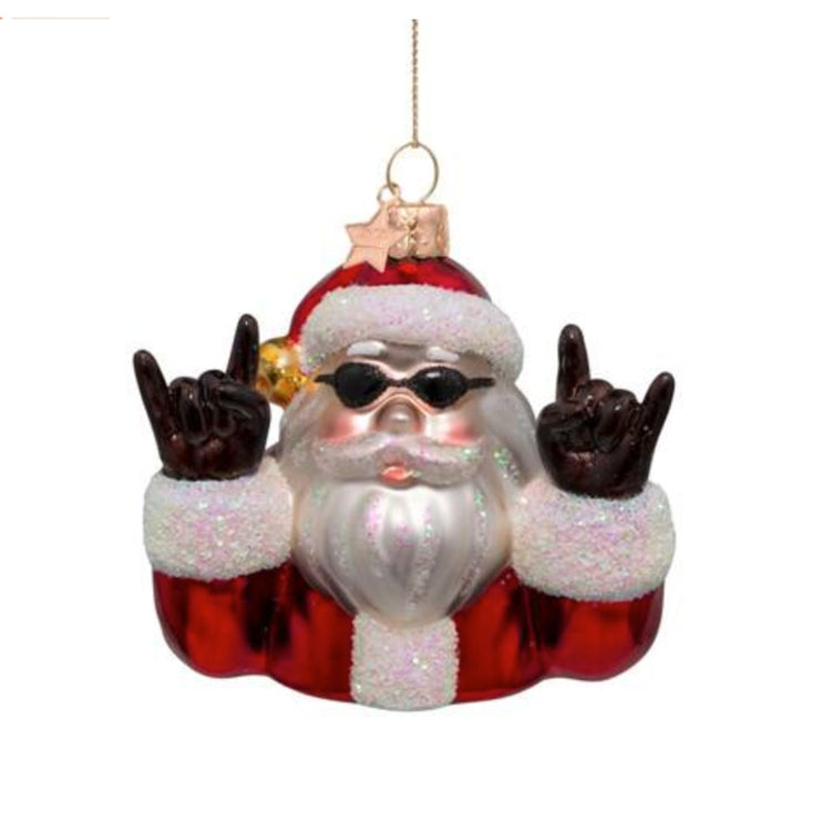 Vondels Ornament Cool Santa Julemand