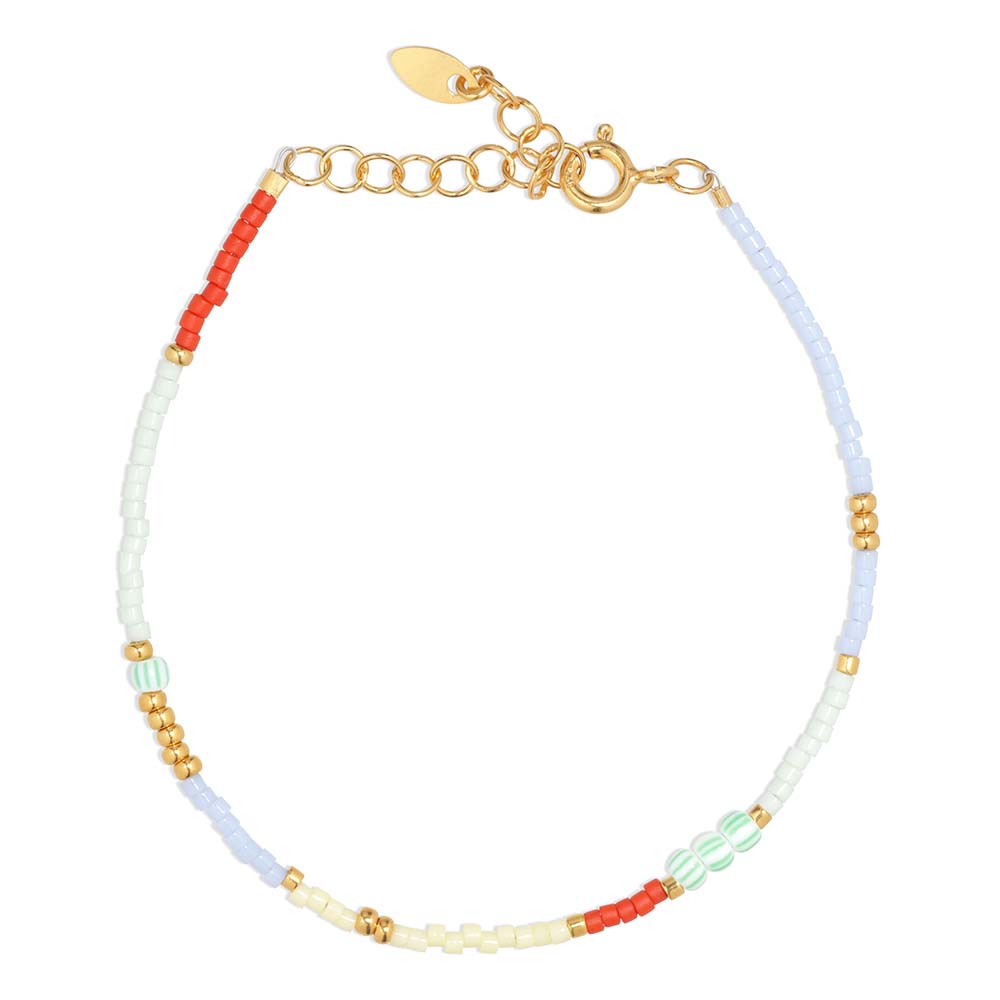 BY THIIM Perlearmbånd Simplicity Flame