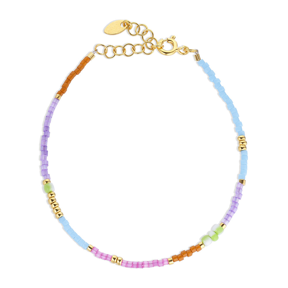 BY THIIM Perlearmbånd Simplicity Chestnut