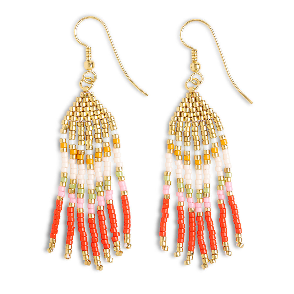 BY THIIM Øreringe Blossom Octopus Perleøreringe