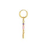 BY THIIM Ørering Boho Chick Peridot Spir Hoop