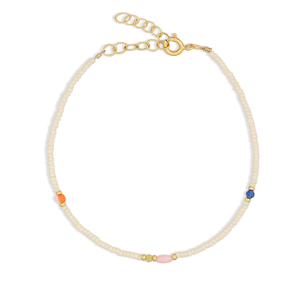 BY THIIM Perlearmbånd Simplicity Sand