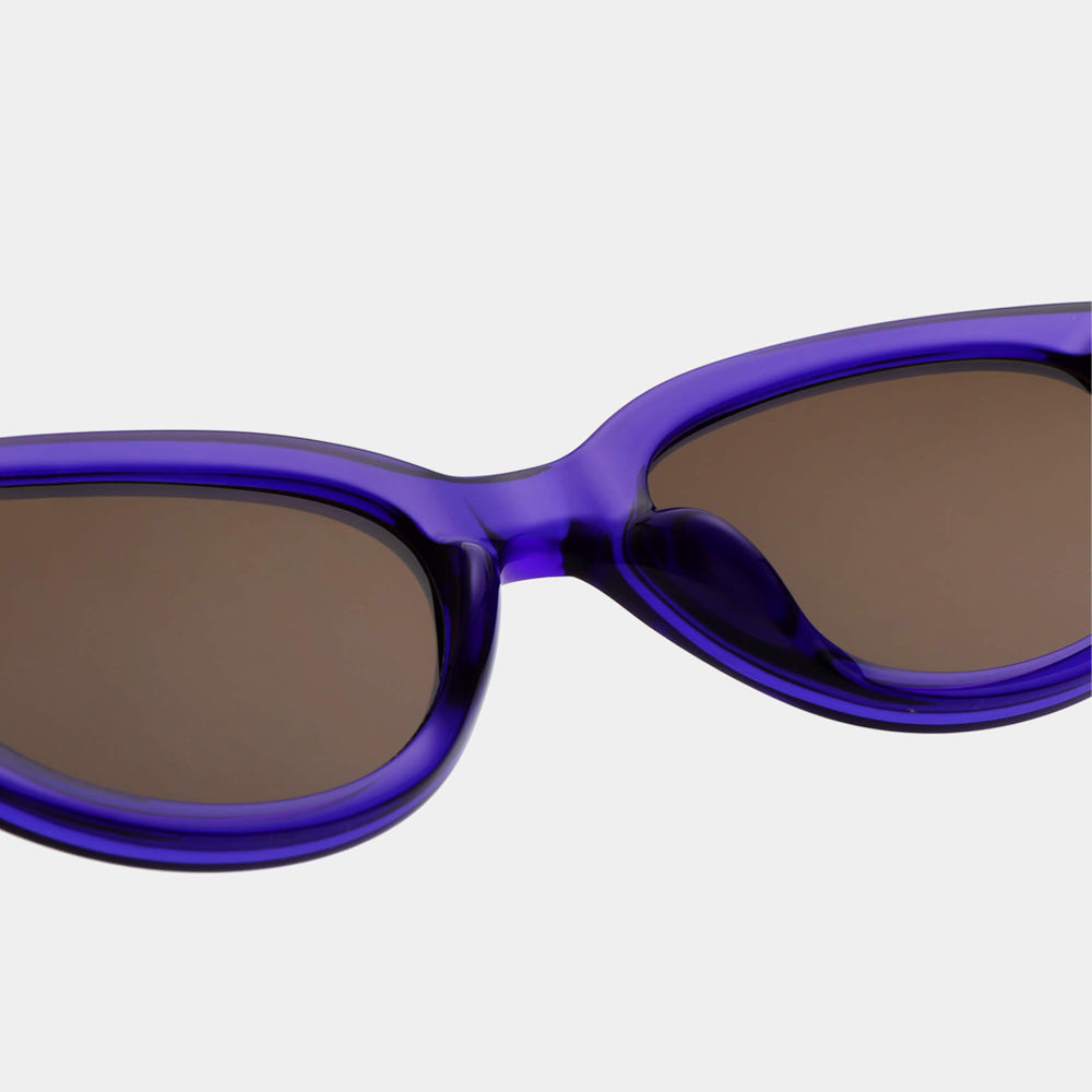 A. Kjærbede Solbriller Winnie Purple Transparent